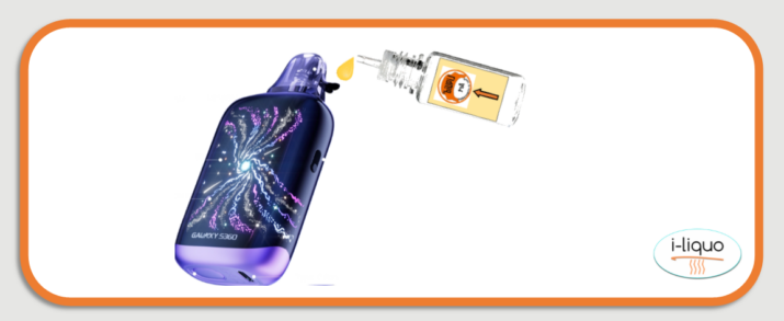 Galaxi s360 Lost Vape remplissage